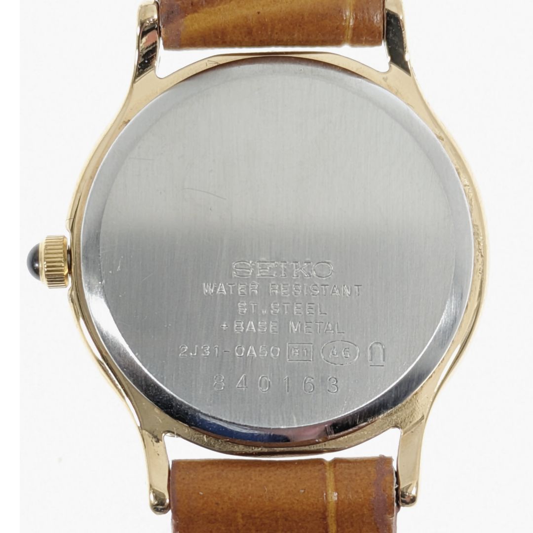 Seiko Exceline Analog Quartz Women Battery & Band Replaced Working Item