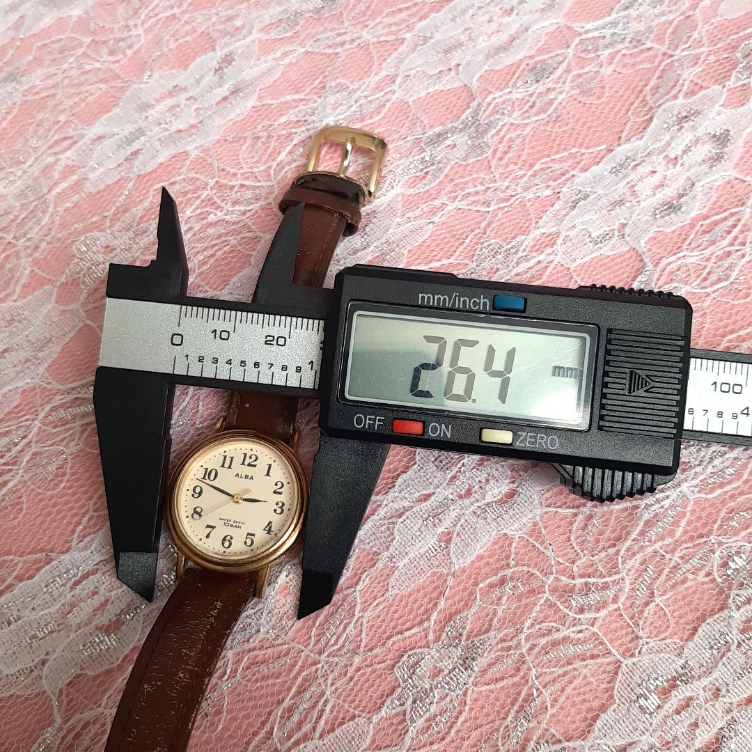 Seiko Alba MD207 Analog Quartz Women Watch Unused Battery Women'S