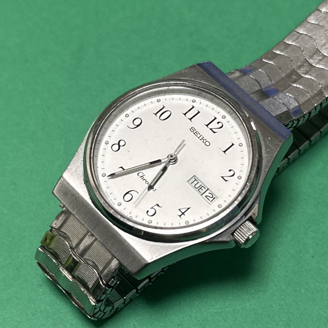 Seiko Chronos 5H23-7D20 Analog Quartz Men