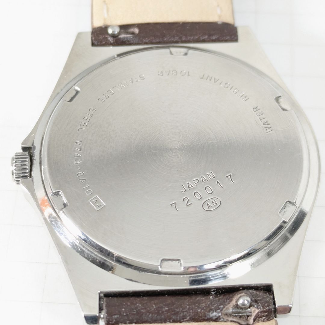 Seiko Alba Analog Quartz Men Battery & Band Replaced Working Item
