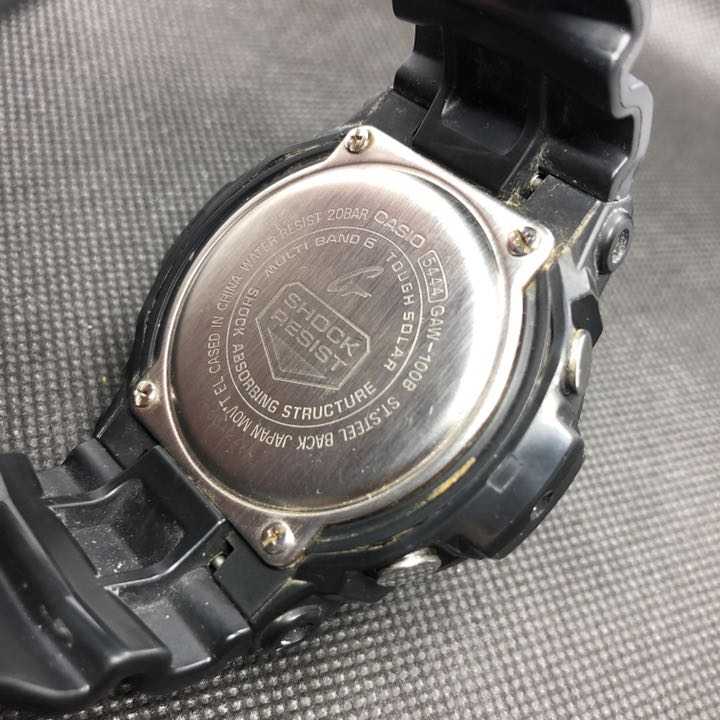 G-Shock GA GAW-100B Digital-Analog Solar Men W-100B ジーショック 即決 Casio タフ Watch
