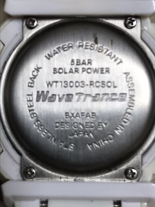 Casio WAVETRANCE Digital Solar Men