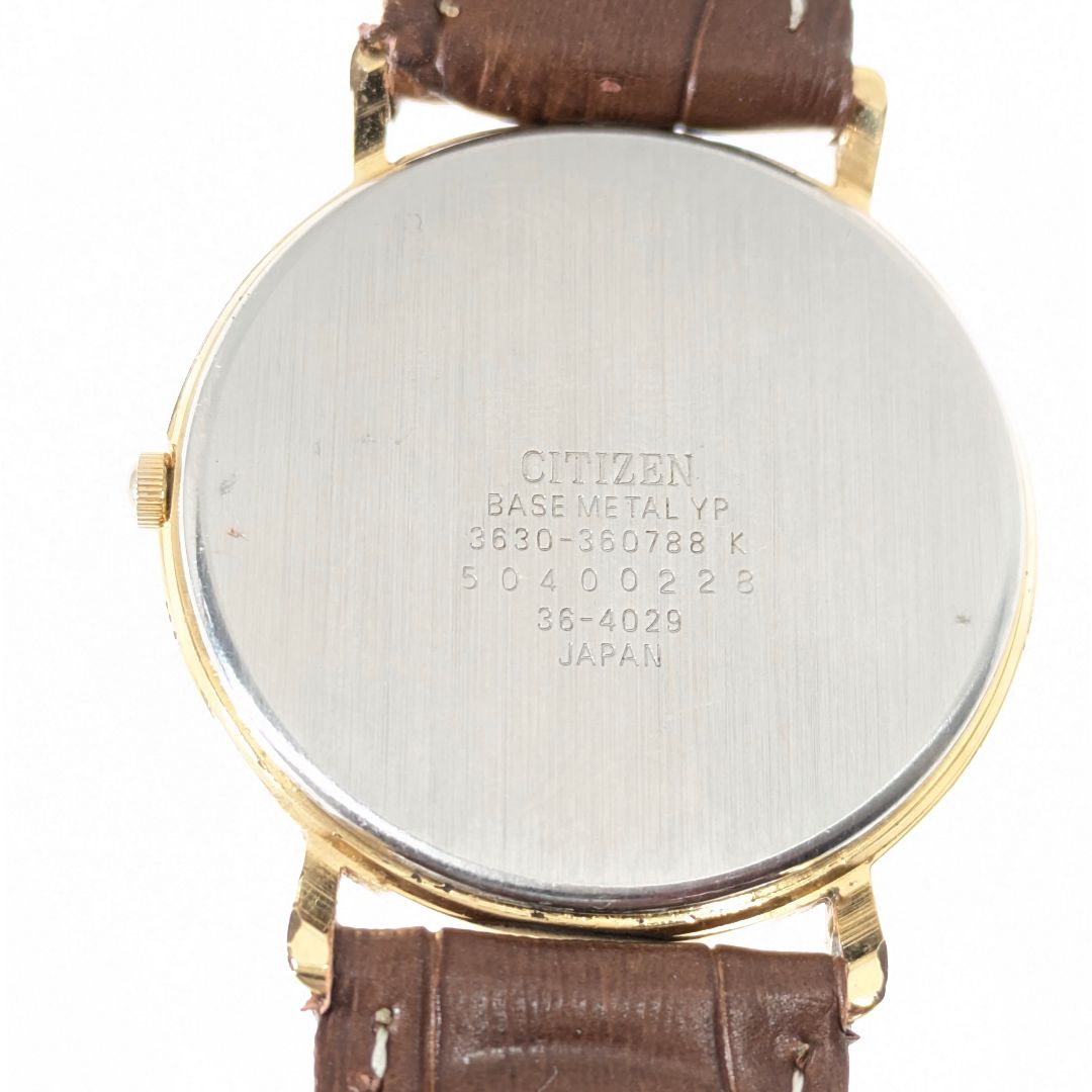 Citizen Analog Quartz Men Battery & Band Replaced Working Item