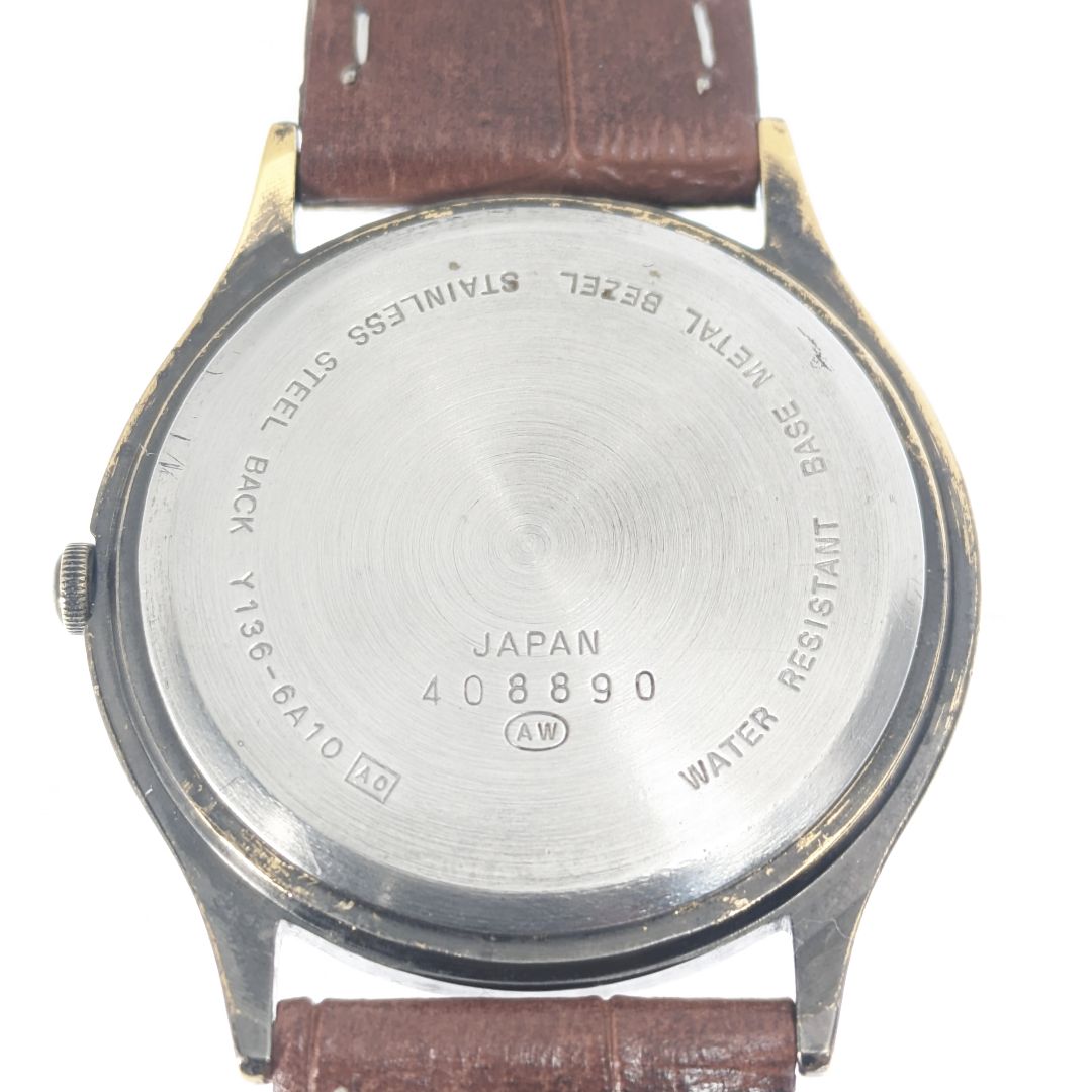 Seiko Alba Analog Quartz Men Battery & Band Replaced Working Item