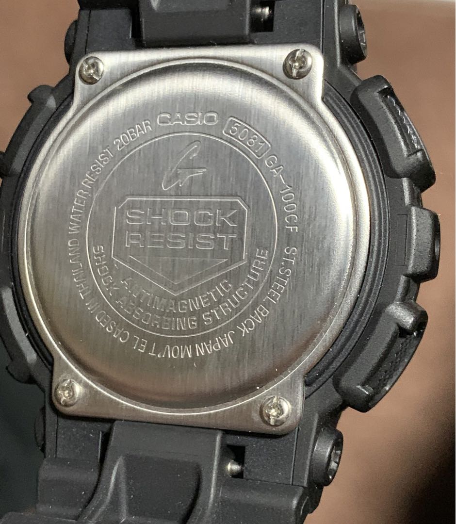 G-Shock GA GA-100CF Digital-Analog Quartz Men -100Cf