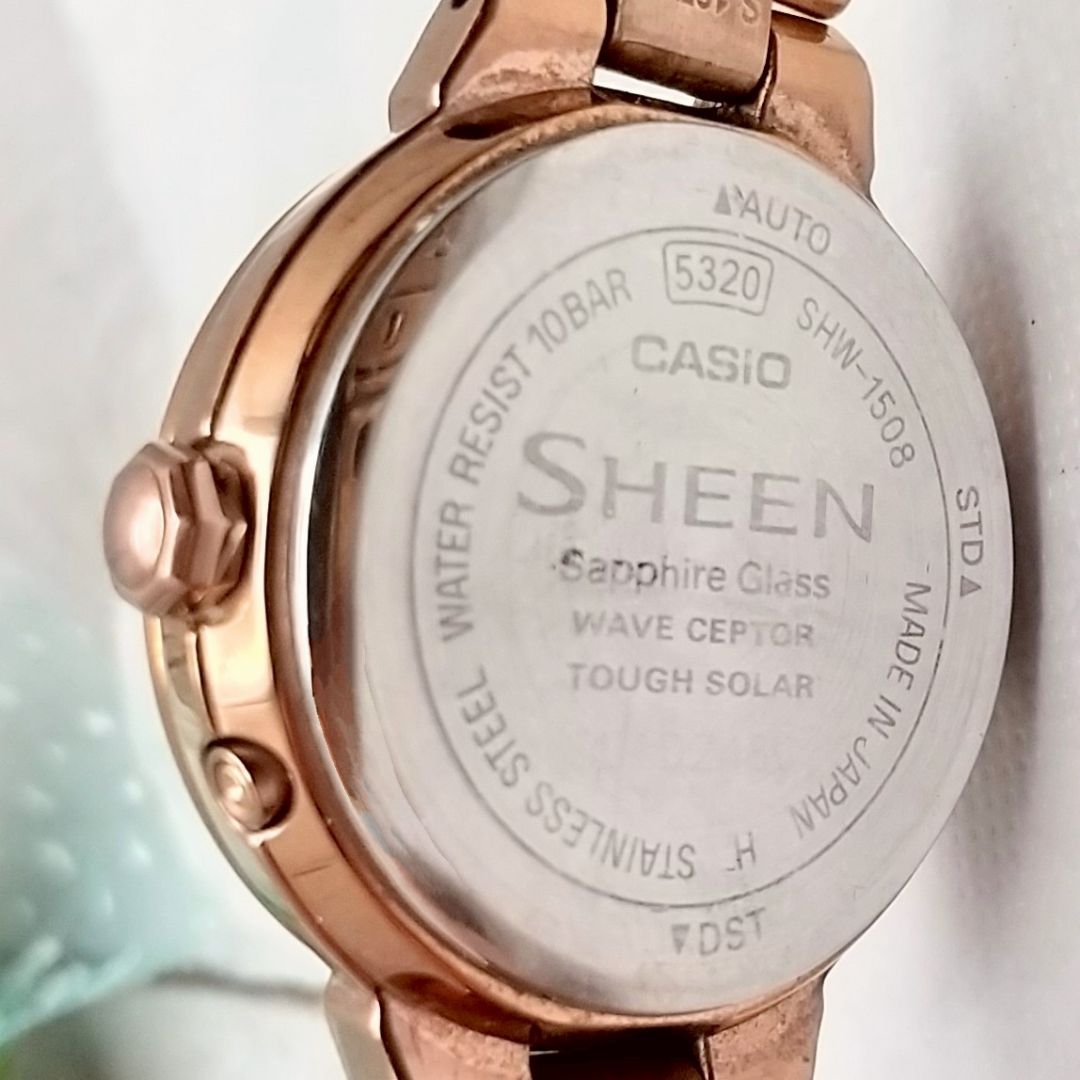 Casio Analog Solar Women Working Item 電波 Watch デイト機能