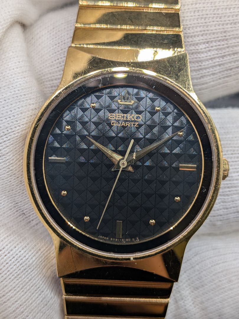 Seiko Galaxy 5Y91-609A Analog Quartz Men Relatively Beautiful Galaxy Battery & Gasket Replaced