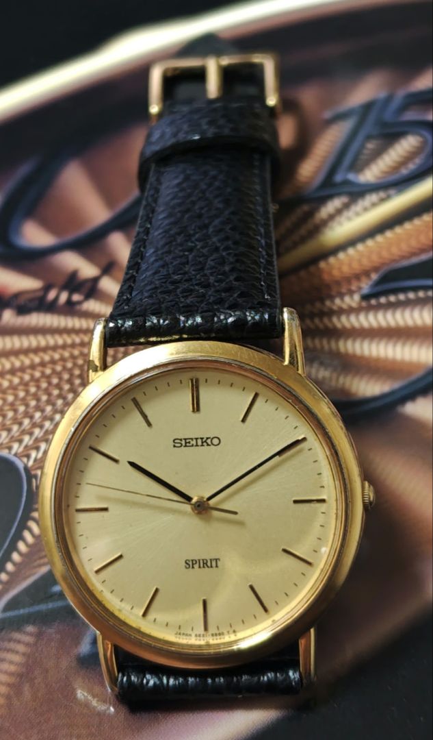 Seiko Spirit 5E21-6000 Analog Quartz Men