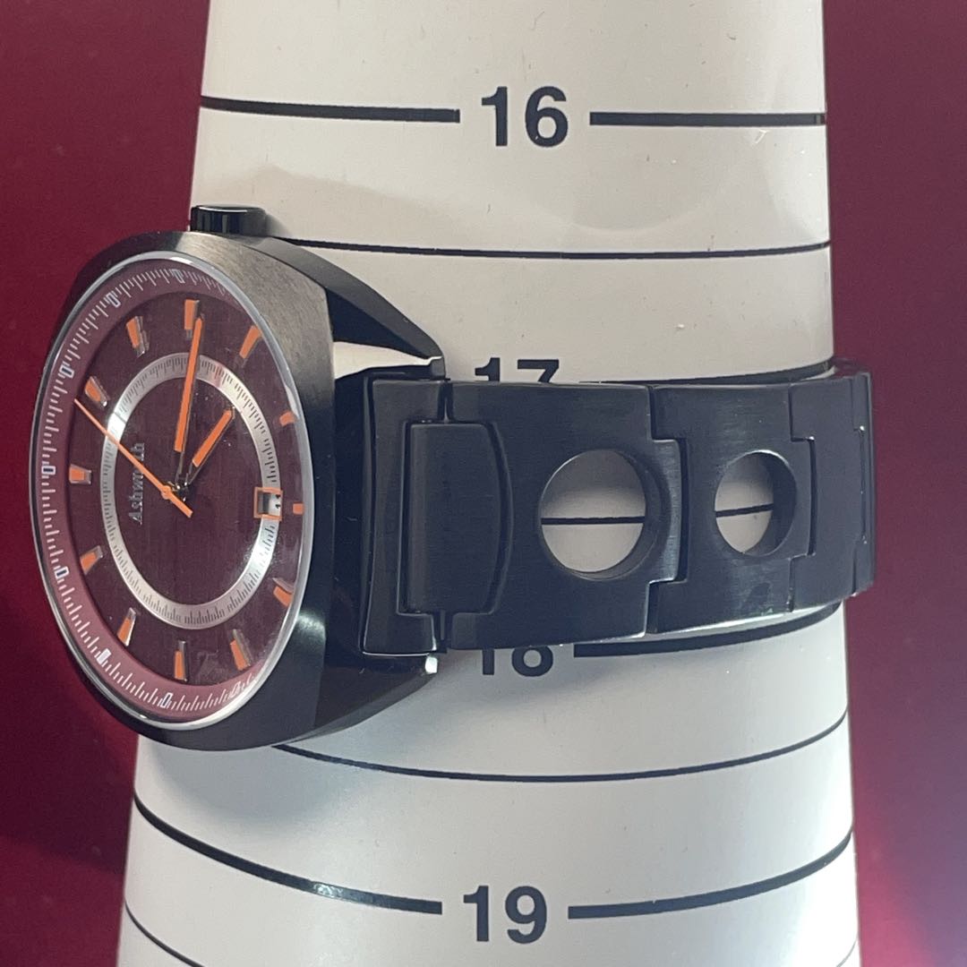 Ashworth Analog Quartz Men Watch Battery Replaced Ss Strap With Box