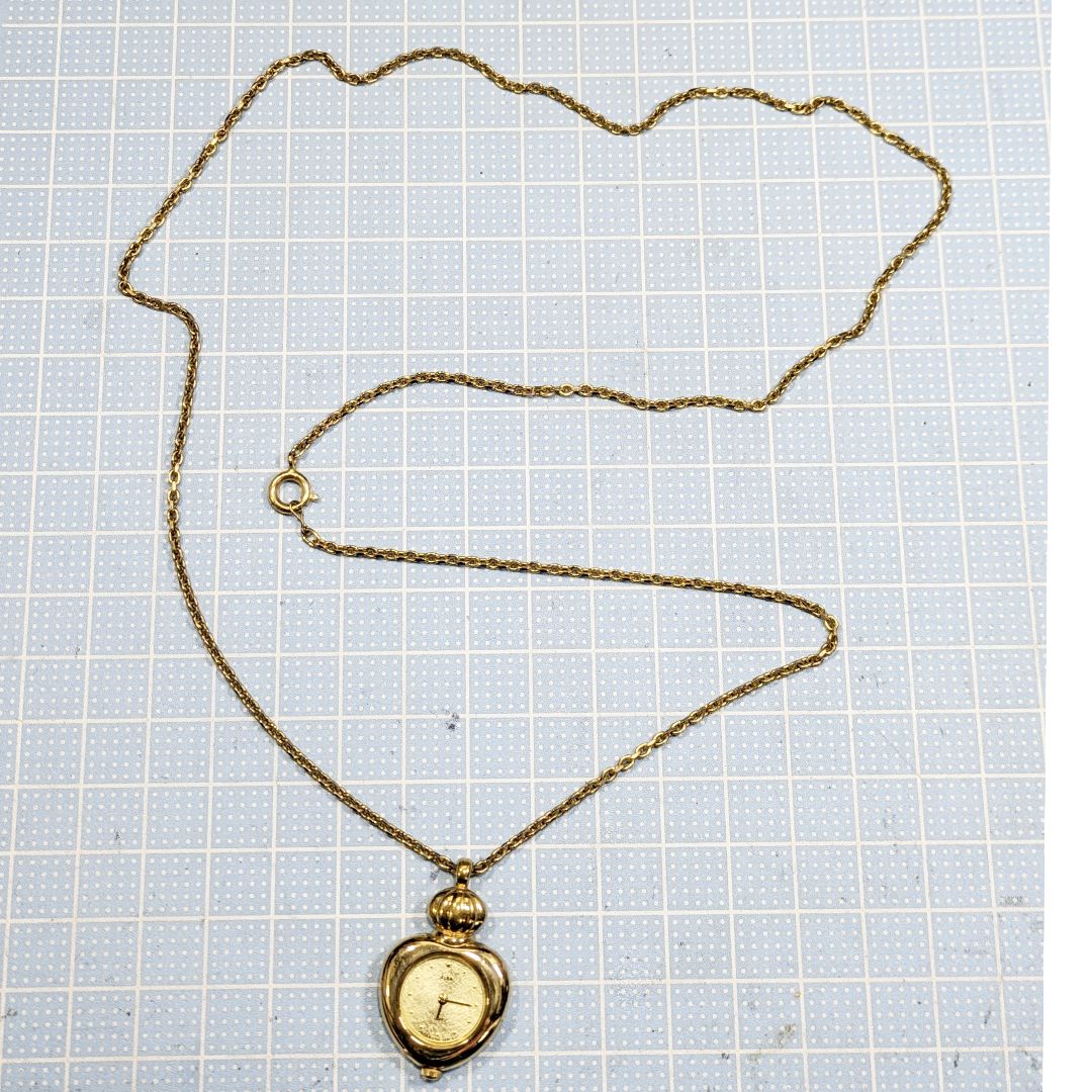 Seiko Alba Analog Quartz Women Pendant Watch Battery Replaced Working Item