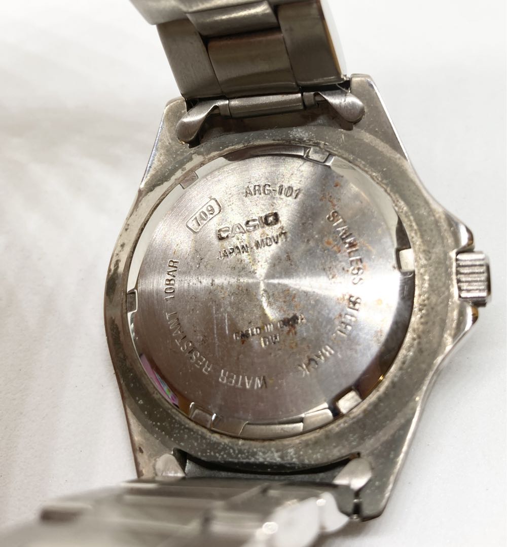 Casio Argent ARG-101 Analog Quartz Men