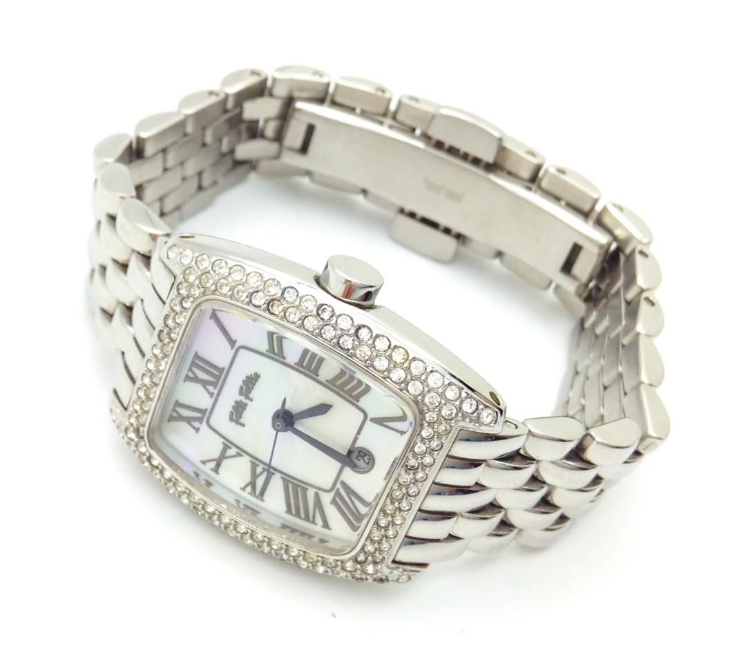Folli Follie Analog Quartz Women 不動品 フォリフォリ Watch Wf6A062Bd