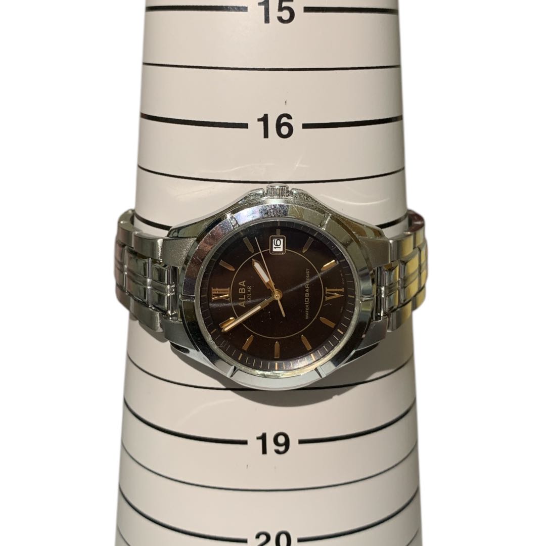 Seiko Alba B145-0BE0 Analog Solar Men Watch Operation Confirmed