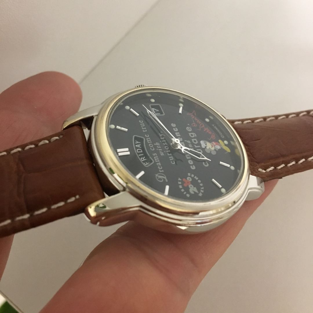 Seiko Alba Disney Analog Quartz Men Rare Retro Mickey Watch