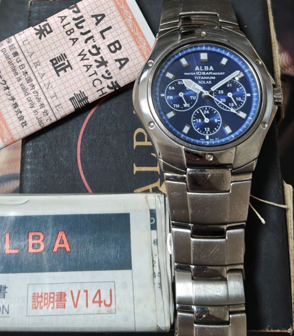 Seiko ALBA Analog Solar Men