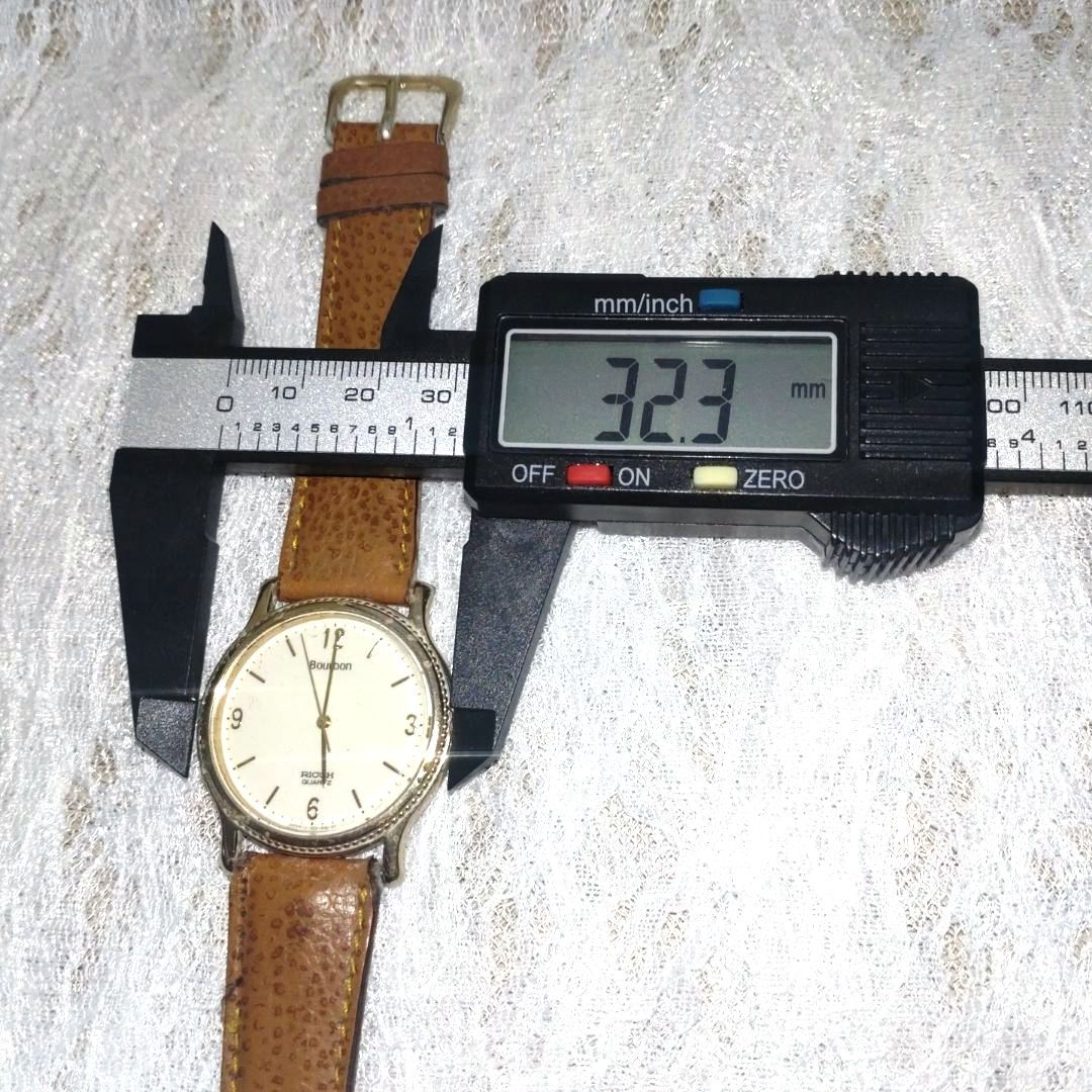 Analog Quartz Men Men Vintage Ricoh Bourbon Automatic Watch Men'S Rare