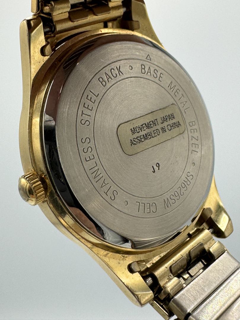 Acqua Analog Quartz Men Watch Gold Tone