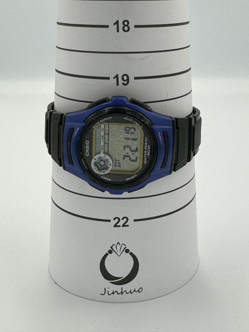 Casio Digital Series W-212 Watch 39Mm Water Resistant Blue Vintage