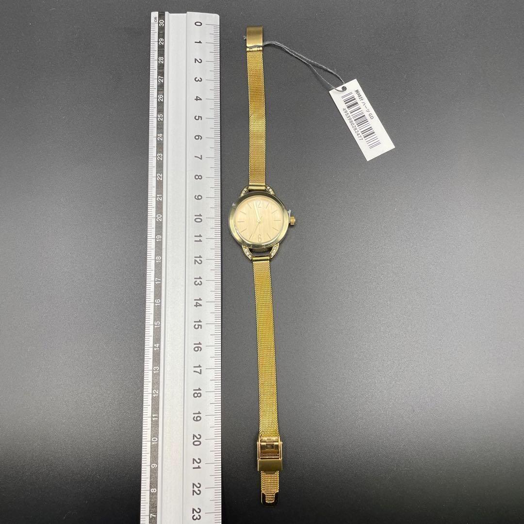 Hearts Analog Quartz Women 未使用品 ハーツ Gd ゴールド アナログ ウォッチ Watch 金 フォーマル スーツ