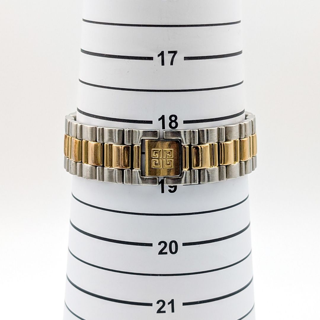 Givenchy Analog Quartz Men 稼働 ジバンシー Watch Boy’S スクエア ゴールド ロゴ