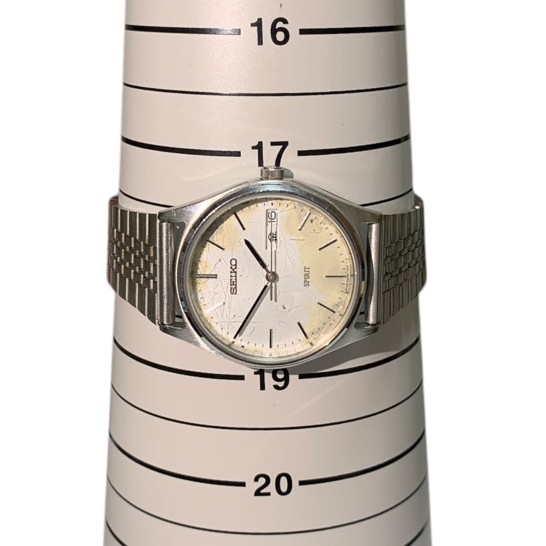 Seiko Spirit 7N48-7A00 Analog Quartz Men Watch Operation Confirmed