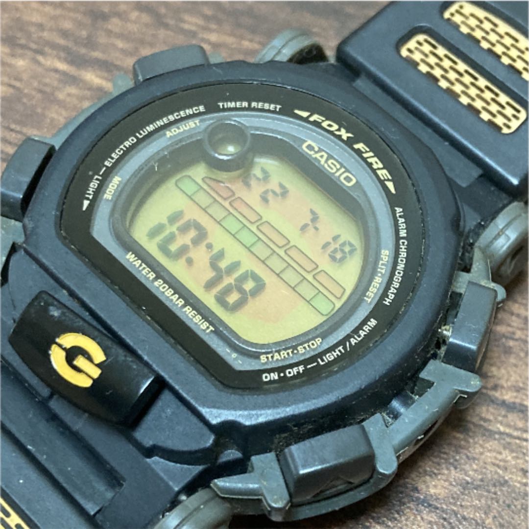 Casio G-SHOCK Foxfire DW-003 Digital Quartz Unisex Adults Wristwatch Black 20 Bar Made In Korea