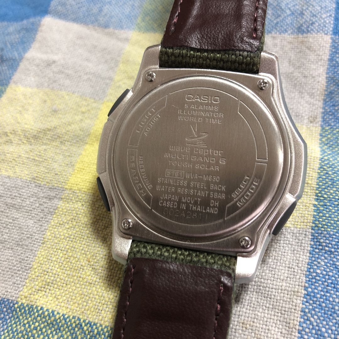 Casio Wave Ceptor Analog Solar Men