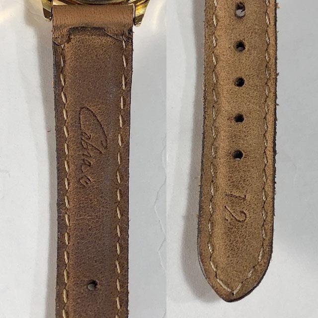 Seiko Alba SUCCESS V701-1S10 Analog Quartz Women Beautiful Item Unused Leather Belt Working Item