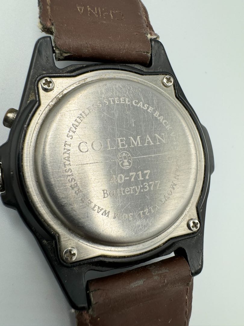 Coleman Analog Quartz Men Night Sight Watch Military
