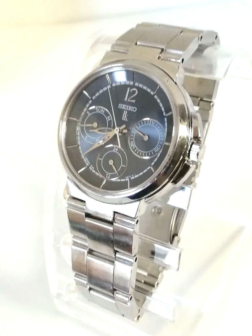 Seiko lk/lukia 5Y89-0B70 Analog Quartz Women Battery Replaced Lukia Triple Calendar