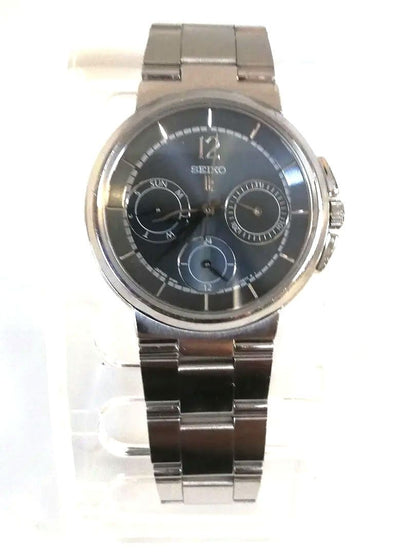 Seiko lk/lukia 5Y89-0B70 Analog Quartz Women Battery Replaced Lukia Triple Calendar