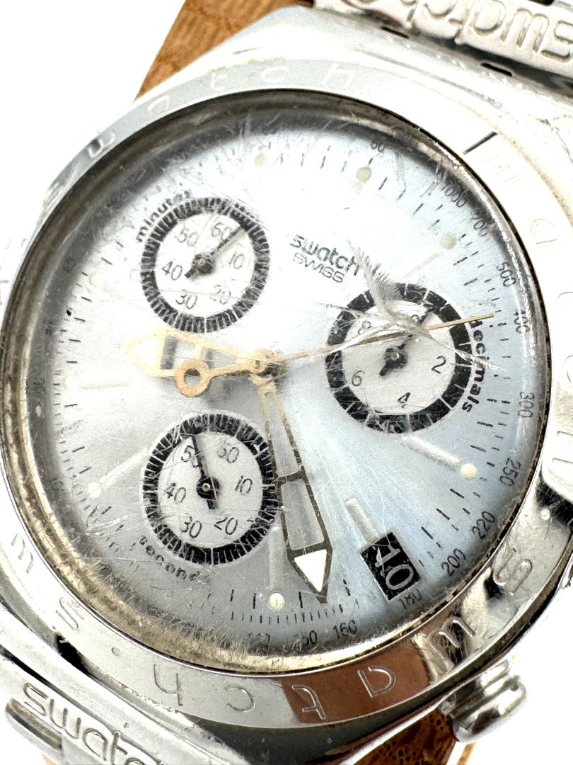 Swatch Analog Quartz Men Chronograph Watch