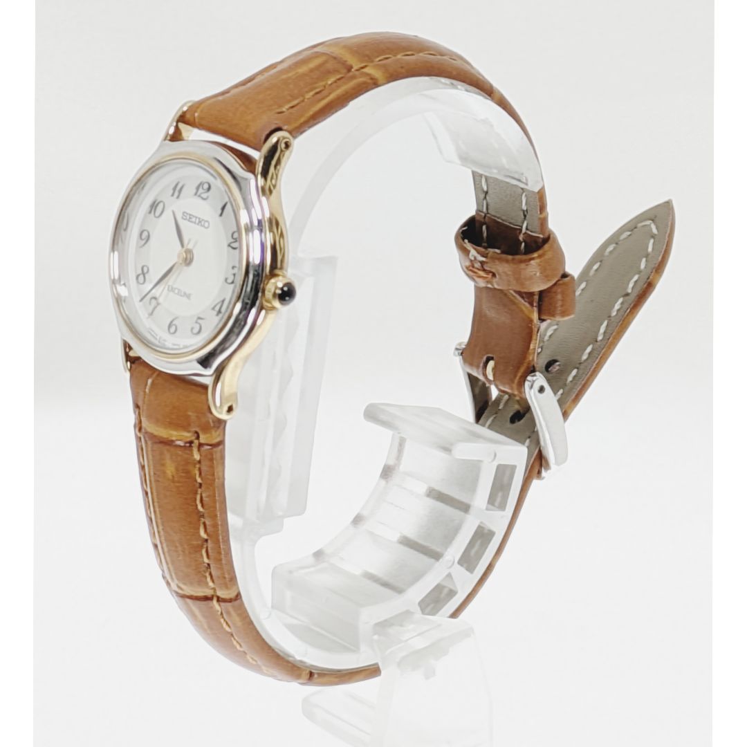 Seiko Exceline Analog Quartz Women Battery & Band Replaced Working Item