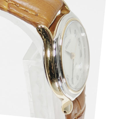 Seiko Exceline Analog Quartz Women Battery & Band Replaced Working Item