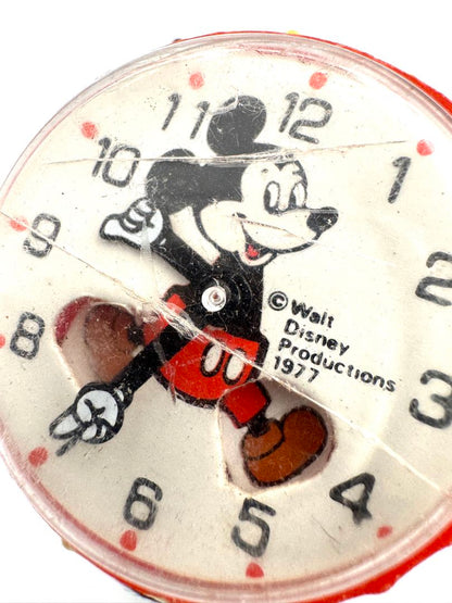 Disney mickey Analog Mechanical (Manual) Men Vintage Marx Toys Mouse 1977 Manual Winding Watch