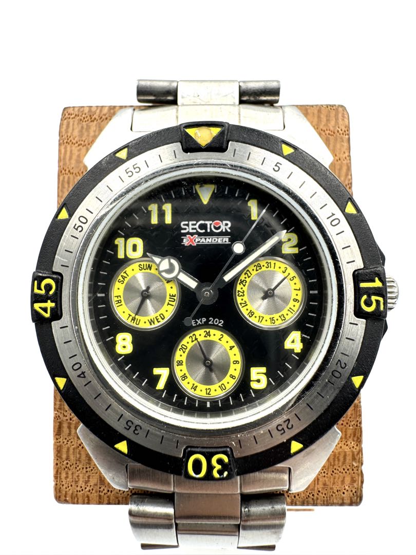 Sector Analog Quartz Men Expander Chronograph Watch