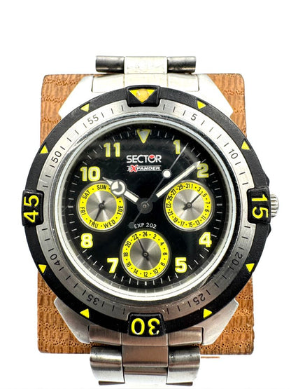 Sector Analog Quartz Men Expander Chronograph Watch