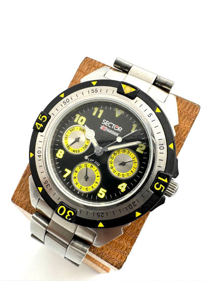 Sector Analog Quartz Men Expander Chronograph Watch