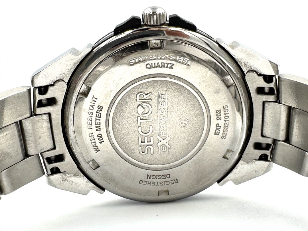 Sector Analog Quartz Men Expander Chronograph Watch