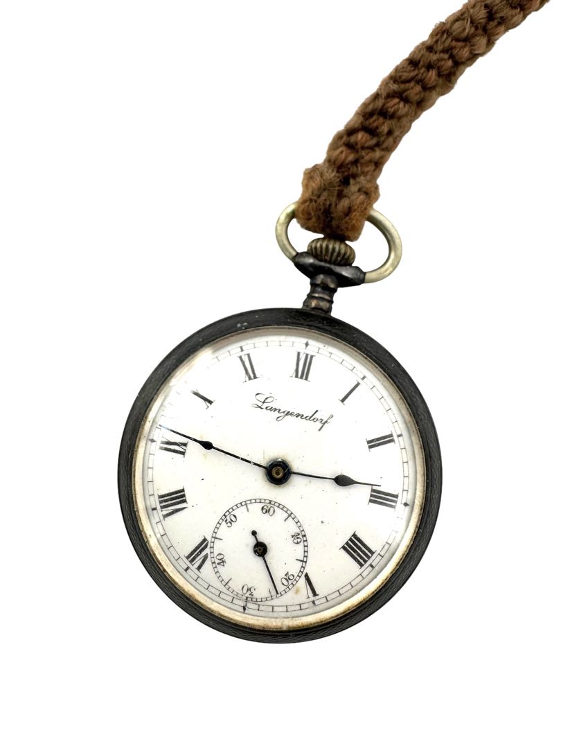 Langendorf Analog Mechanical (Manual) Men Pocket Watch Manual Winding For Parts