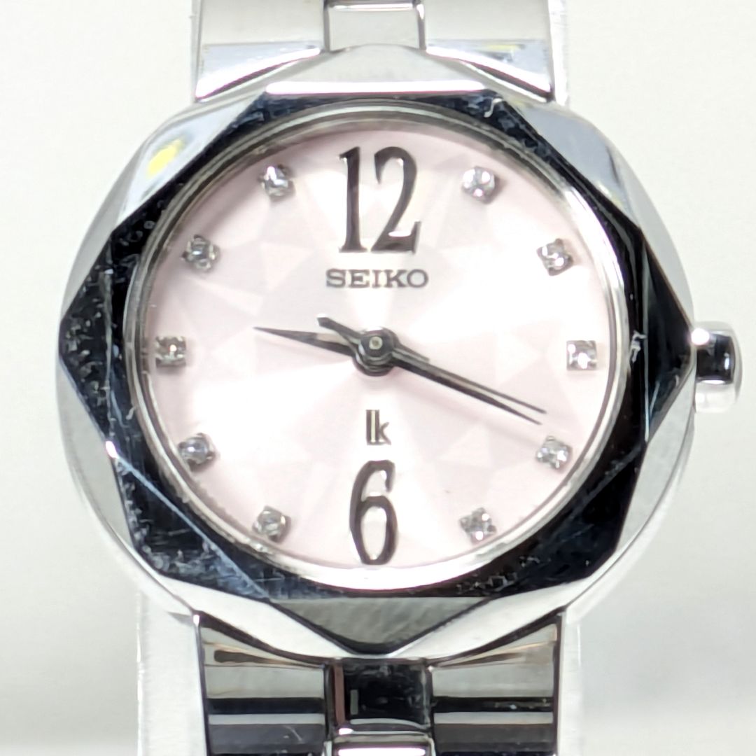Seiko lk/lukia Analog Quartz Women Lukia 10 Diamonds Battery Replaced Working Item