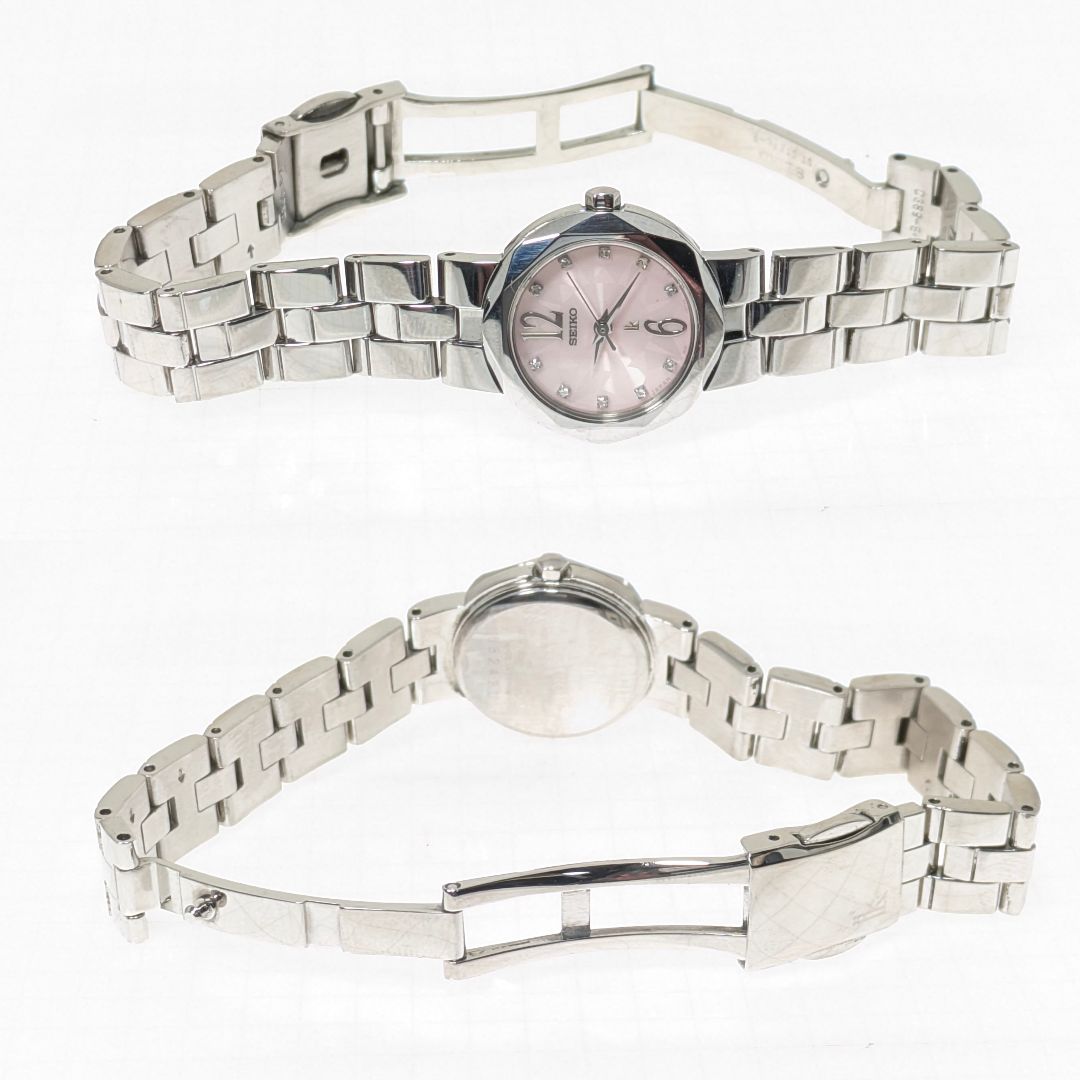 Seiko lk/lukia Analog Quartz Women Lukia 10 Diamonds Battery Replaced Working Item