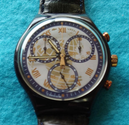 Swatch Chronograph SCN104 Analog Quartz Men