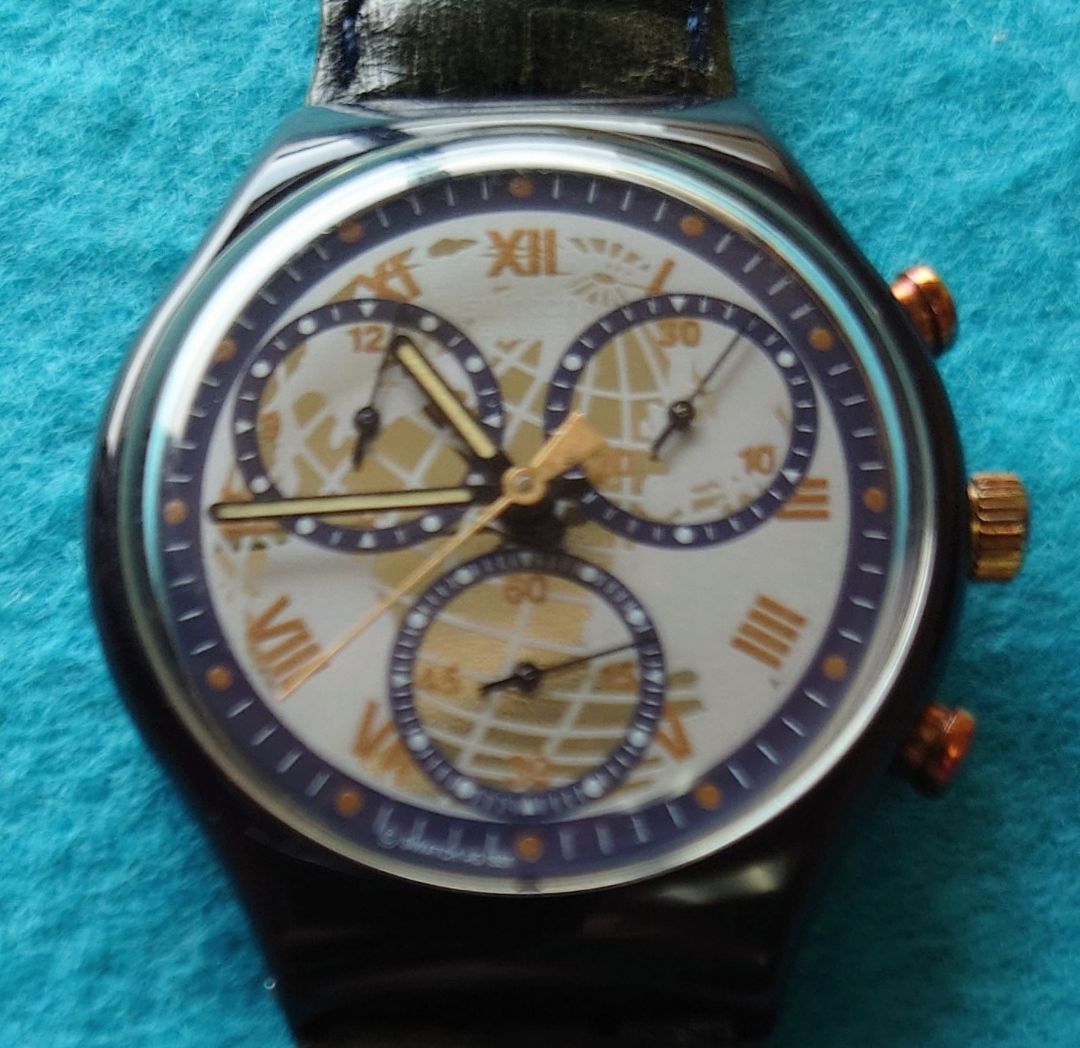 Swatch Chronograph SCN104 Analog Quartz Men