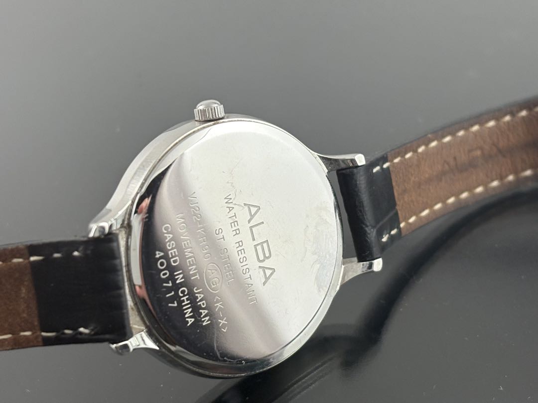 Seiko Alba VJ22-KR90 Analog Quartz Women Watch Women'S Battery Replaced