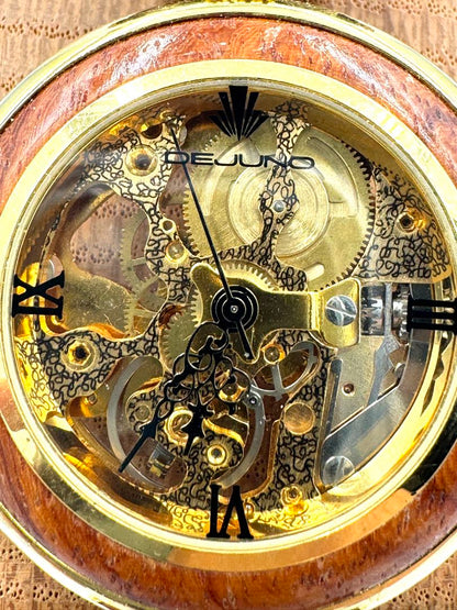 Dejuno Digital-Analog Mechanical (Manual) Men Skeleton Manual Winding Watch