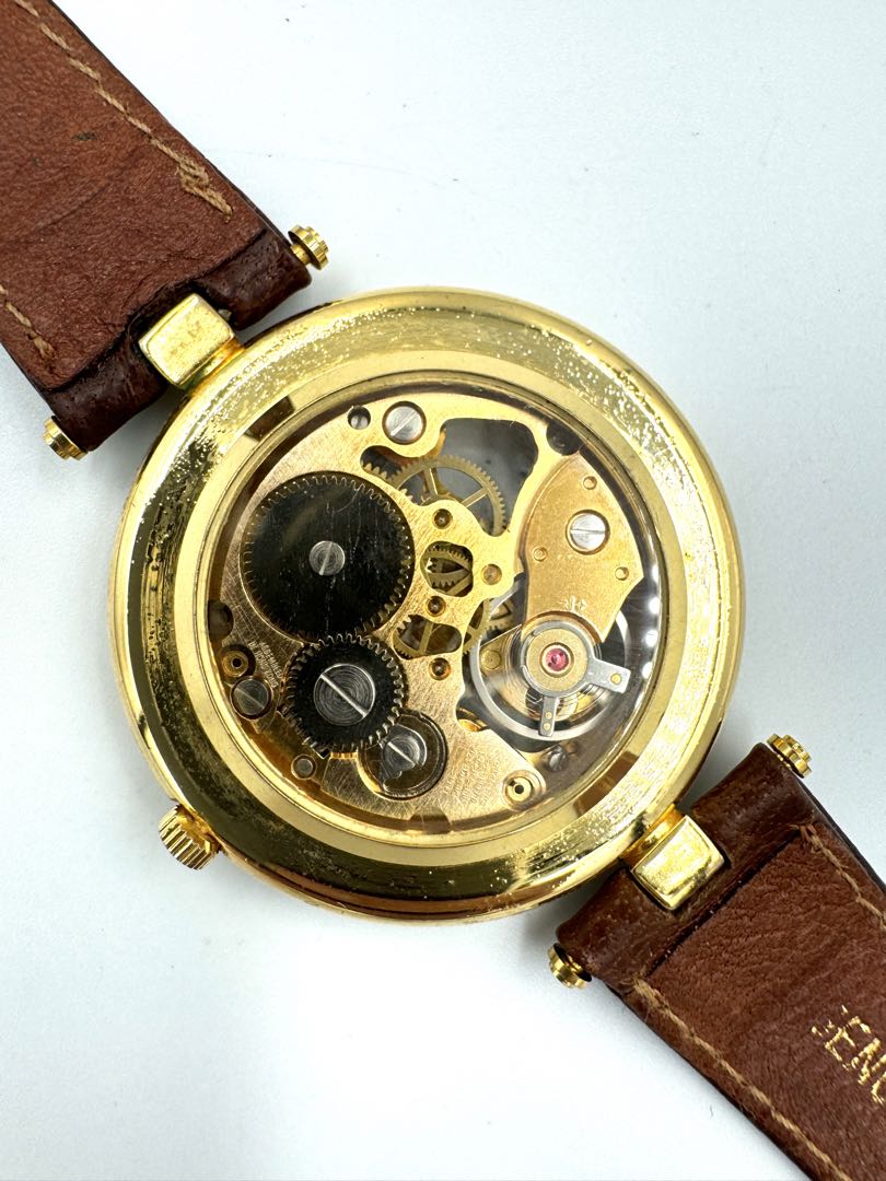 Dejuno Digital-Analog Mechanical (Manual) Men Skeleton Manual Winding Watch