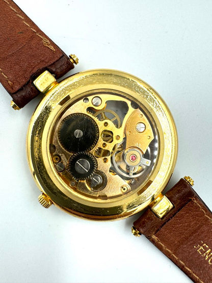 Dejuno Digital-Analog Mechanical (Manual) Men Skeleton Manual Winding Watch