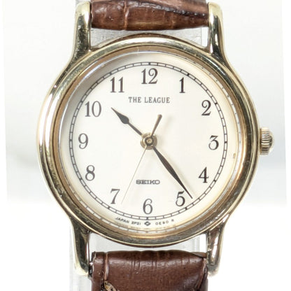 Seiko THE LEAGUE Analog Quartz Women Battery & Band Replaced Working Item