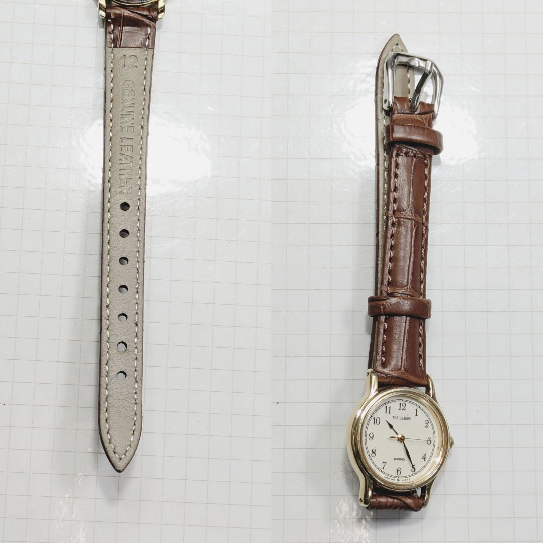 Seiko THE LEAGUE Analog Quartz Women Battery & Band Replaced Working Item
